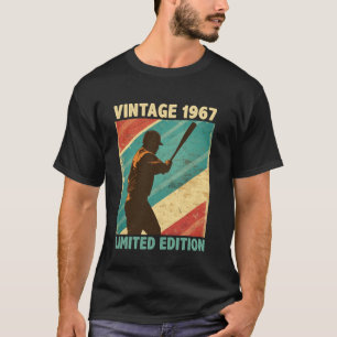 Camiseta Edición Limitada Amante del Béisbol Retro Vintage 