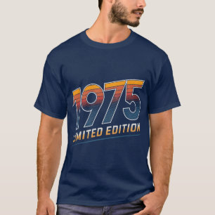 Camiseta Edición limitada Año de nacimiento 1975