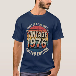 Camiseta Edición Limitada Año de Nacimiento 1976