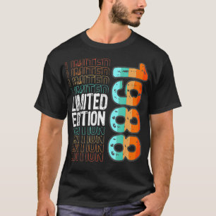 Camiseta Edición limitada Año de nacimiento retro vintage 1