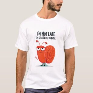 Camiseta Edición Limitada Carácter de Caracol Divertido No