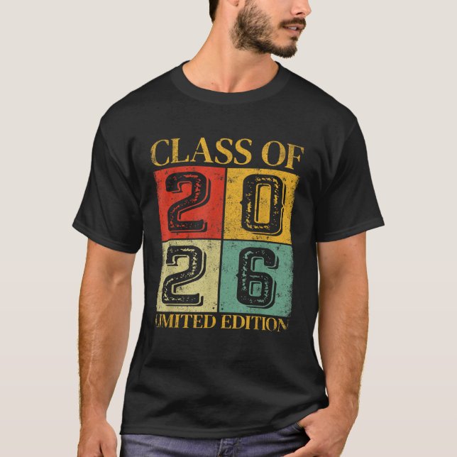 Camiseta Edición Limitada Clase De 2026 Clase De 2026 (Anverso)