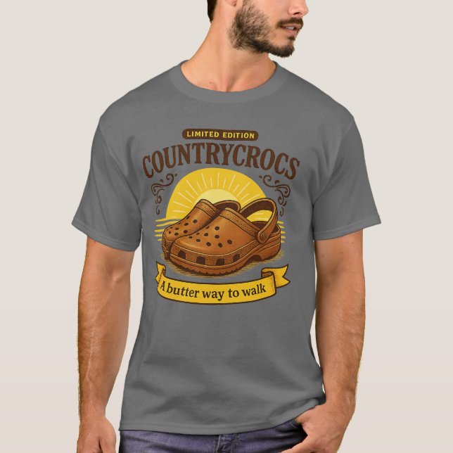 Camiseta Edición limitada Country Crocs (Anverso)