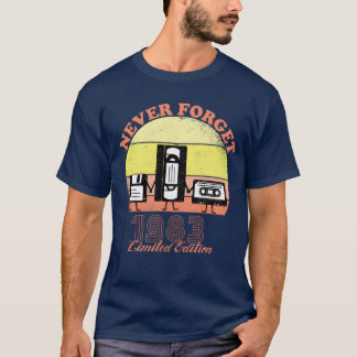Camiseta Edición Limitada Cumpleaños 1983 Vin Nunca Olvides