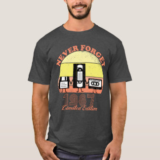 Camiseta Edición Limitada Cumpleaños 1987 Vin Nunca Olvidar