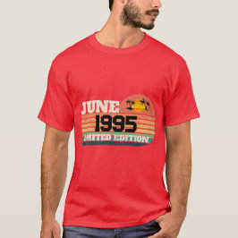 Camiseta Edición Limitada Cumpleaños 31 Retro Junio 1995
