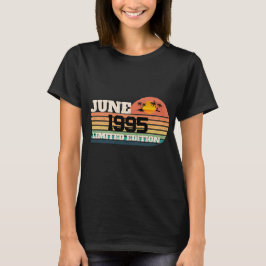 Camiseta Edición Limitada Cumpleaños 31 Retro Junio 1995