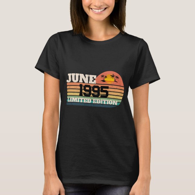 Camiseta Edición Limitada Cumpleaños 31 Retro Junio 1995 (Anverso)