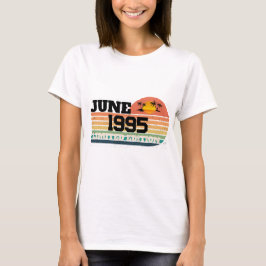 Camiseta Edición Limitada Cumpleaños 31 Retro Junio 1995