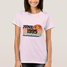 Camiseta Edición Limitada Cumpleaños 31 Retro Junio 1995