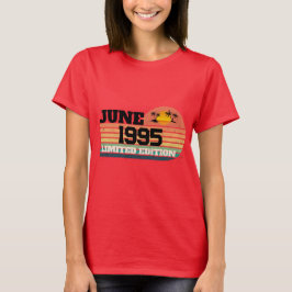 Camiseta Edición Limitada Cumpleaños 31 Retro Junio 1995