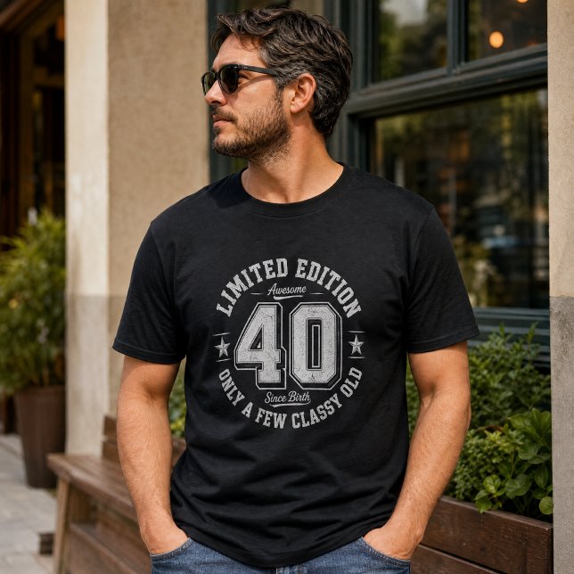 Camiseta Edición Limitada Cumpleaños 40 (Subido por el creador)