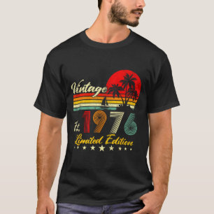 Camiseta Edición Limitada Cumpleaños 50 Años 1976 Vintage