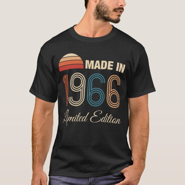Camiseta Edición Limitada Cumpleaños 60 1966 (Anverso)