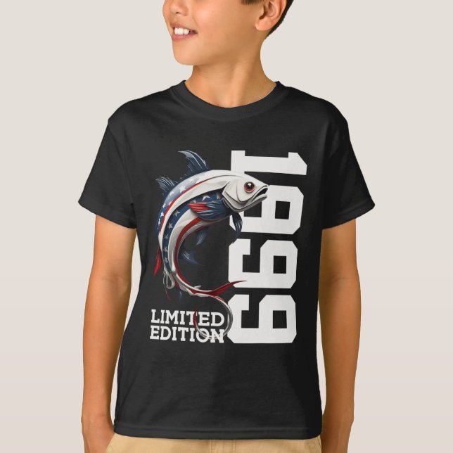 Camiseta Edición Limitada Cumpleaños de Pesca 1999  (Anverso)