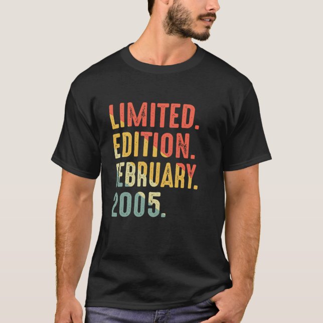 Camiseta Edición Limitada Cumpleaños Febrero 2005 (Anverso)