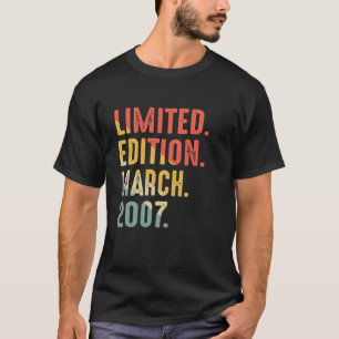 Camiseta Edición Limitada Cumpleaños Marzo 2007