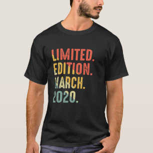 Camiseta Edición Limitada Cumpleaños Marzo 2020