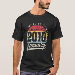 Camiseta Edición Limitada De 12 Años Impresionante Desde 20