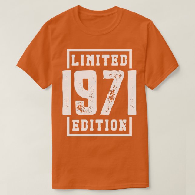Camiseta Edición limitada de 1971 (Diseño del anverso)