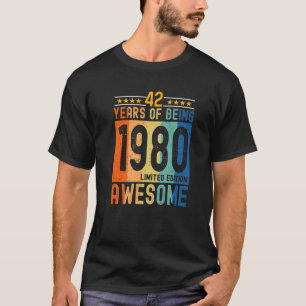 Camiseta Edición Limitada De 1980 42 Años De Incredulidad