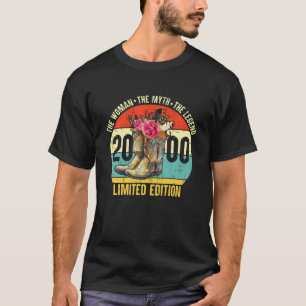 Camiseta Edición limitada de Cowboy Boots Wes de 22 años de