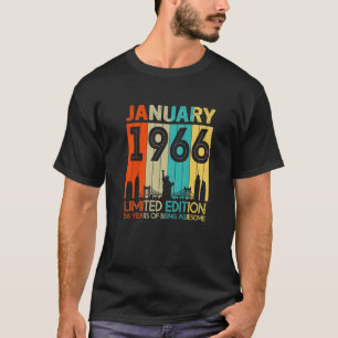 Camiseta Edición Limitada De Enero De 1966 56 Años De Awe