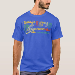 Camiseta Edición limitada de Guitar Lover Vintage 1949 de 7