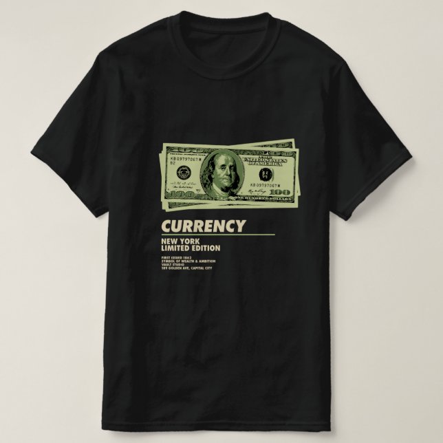 Camiseta Edición Limitada de Moneda - Estética de Dinero Re (Diseño del anverso)