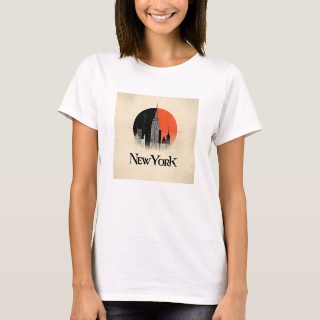 Camiseta Edición limitada de Nueva York - Estilo gráfico de (Anverso)