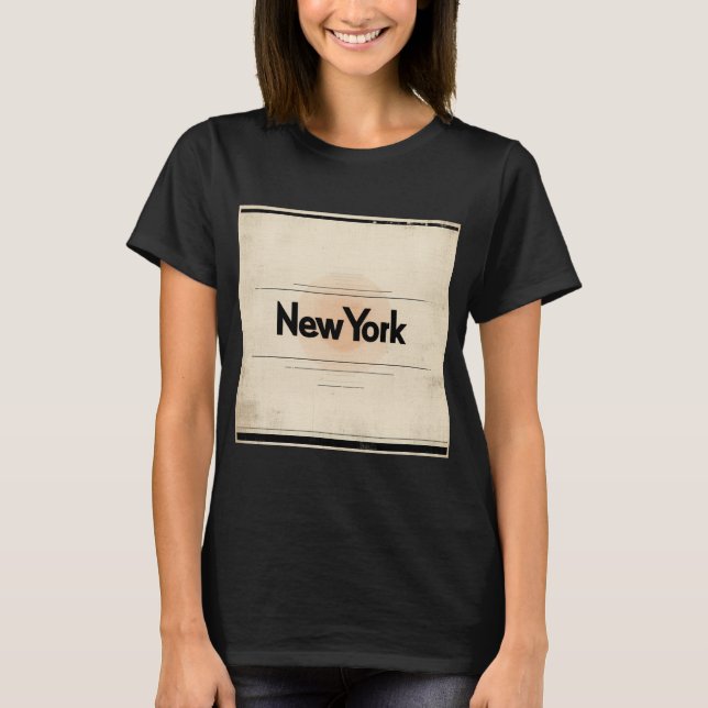 Camiseta Edición limitada de Nueva York inspirada por un Po (Anverso)