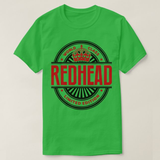CAMISETA EDICIÓN LIMITADA DE REDHEAD DE CLASE MUNDIAL (Diseño del anverso)