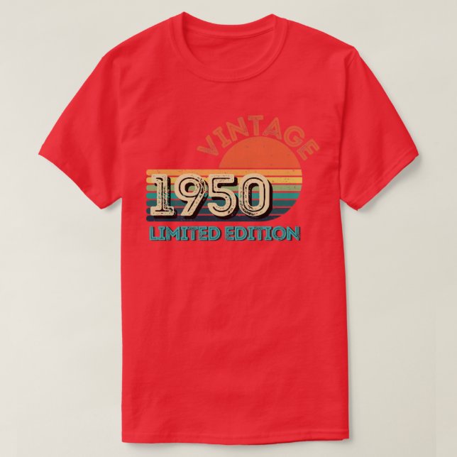 Camiseta Edición limitada de Vintage 19503 (Diseño del anverso)