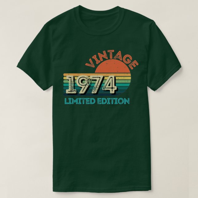 Camiseta Edición limitada de Vintage 19742 (Diseño del anverso)