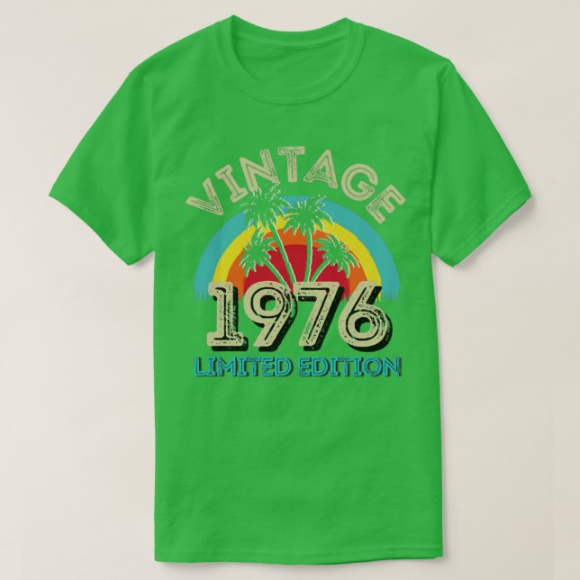 Camiseta Edición limitada de Vintage 19761 (Diseño del anverso)