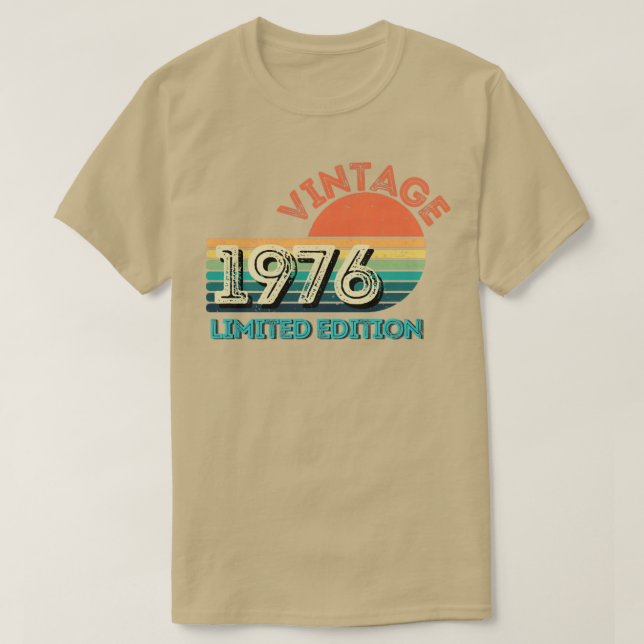 Camiseta Edición limitada de Vintage 19762 (Diseño del anverso)
