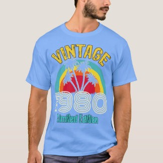 Camiseta Edición limitada de Vintage 19801