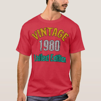 Camiseta Edición limitada de Vintage 19802