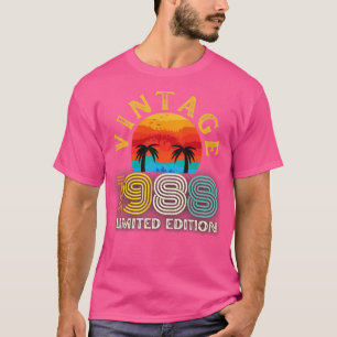 Camiseta Edición limitada de Vintage 1988