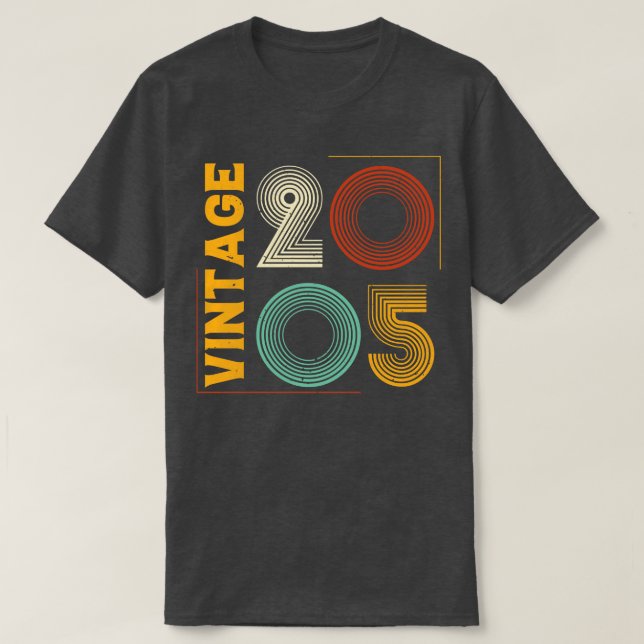 Camiseta Edición limitada de Vintage 2005 (Diseño del anverso)