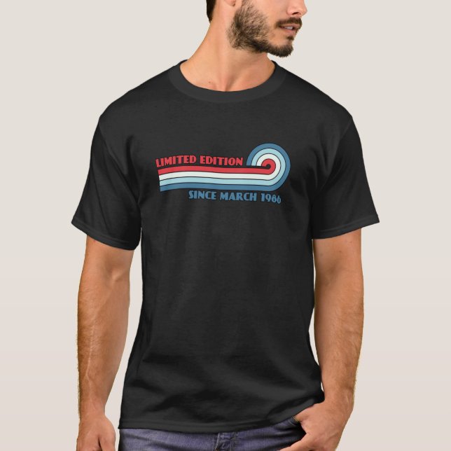 Camiseta Edición Limitada Desde Marzo 1986 (Anverso)