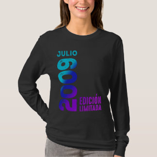Camiseta Edición limitada Julio 2009 Vintage 2009 Año 2009