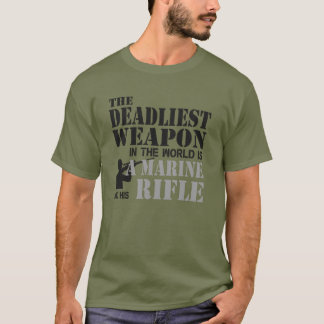 Camiseta Edición limitada marina y su rifle