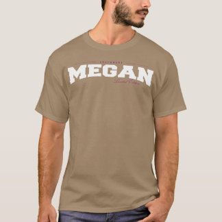 Camiseta Edición Limitada Nombre Megan Divertido Retro Vint