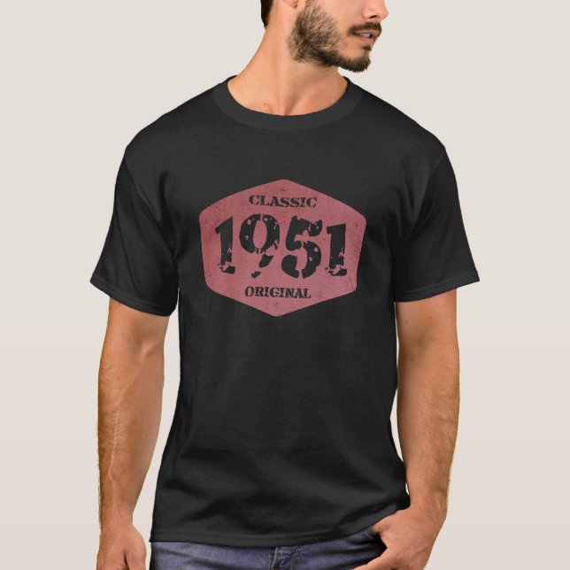 Camiseta Edición limitada original de 1951 a 74 años (Anverso)