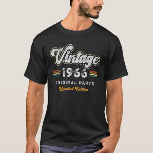 Camiseta Edición Limitada Retro 1966 Hombres Mujeres 60 Año