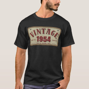 Camiseta Edición Limitada Vintage 1954 Todas las Piezas Ori