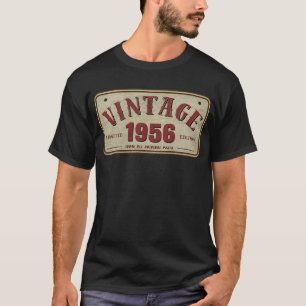 Camiseta Edición Limitada Vintage 1956 Todas las Piezas Ori