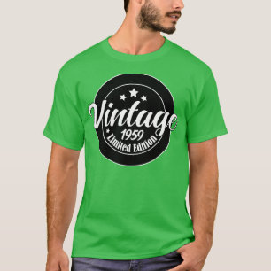 Camiseta Edición limitada Vintage 1959 cumpleaños 64th Birt