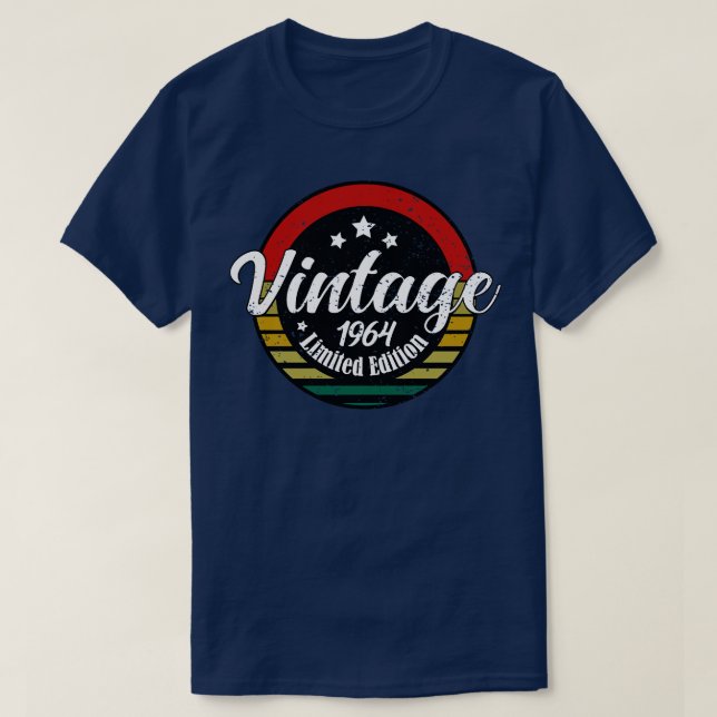Camiseta Edición limitada Vintage 1964 cumpleaños 59st Birt (Diseño del anverso)